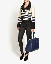 Thumbnail for your product : Yigal Azrouel Elongated Striped Jacket