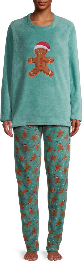 The Great Christmas Women's Christmas Edition 4 Piece Plush Pajama Set in Gift Box