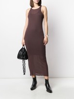 Thumbnail for your product : Rick Owens Slim Fit Midi Dress