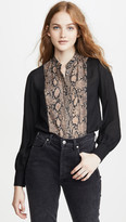 Thumbnail for your product : Frame Colorblock Blouse