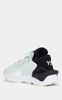 Y-3 Men's Kaiwa Mixed-Material Sneakers - Green