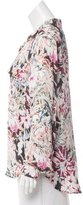 Thumbnail for your product : L'Agence Silk Floral Print Button-Up