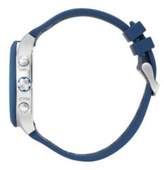 Thumbnail for your product : BOSS Stainless-steel chronograph watch with blue logo strap