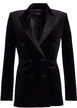 Theory Women's Velvet Tuxedo Jacket