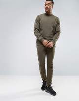 Thumbnail for your product : ASOS Super Skinny Jogger With Side Tape In Khaki