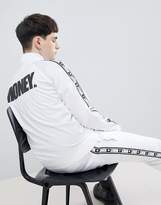 Thumbnail for your product : Money Stripe Tricot Track Top In White With Back Print