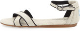 Thumbnail for your product : Toms Correa Crisscross Ankle Sandal, Natural/Black