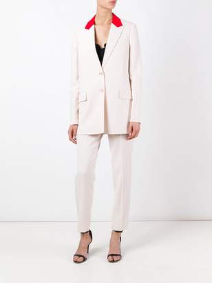 Givenchy contrast collar blazer