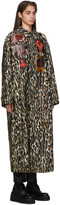 Thumbnail for your product : Raf Simons Off-White Animalier Patches Car Coat
