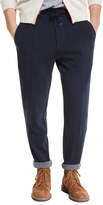 Thumbnail for your product : Brunello Cucinelli Solid Cotton Jersey Sweatpants