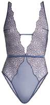 Thumbnail for your product : Coco De Mer - Lazuli Lace Bodysuit - Womens - Blue