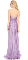 Thumbnail for your product : Reem Acra Strapless Ruched Gown