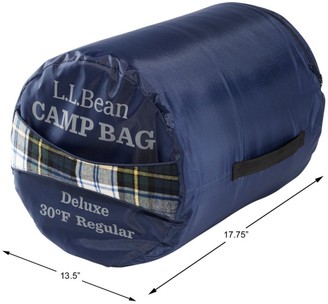 L.L. Bean Deluxe Flannel-Lined Camp Bag, 30A
