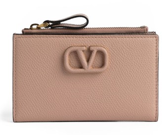 Valentino Garavani Vlogo Bifold Zipped Wallet - ShopStyle Clothes 