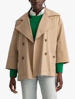 Thumbnail for your product : Gant Oversized Plain Pea Coat, Dark Khaki