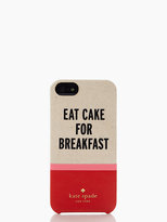 Thumbnail for your product : Kate Spade Eat cake for breakfast iphone 5 case