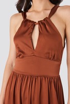 Thumbnail for your product : Trendyol Neck Detailed Evening Dress