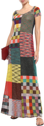 Missoni Patchwork Intarsia-knit Maxi Dress