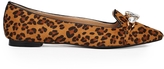 Thumbnail for your product : London Rebel Petra Leopard Jewel Front Shoes