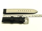 Thumbnail for your product : Fossil 22mm Black High Quality Crazy horse Leather Men's Watch Band for Guess