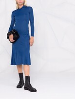 Thumbnail for your product : Patrizia Pepe Cut-Out Detail Midi Dress