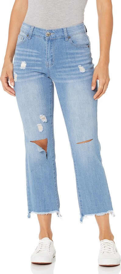 CG JEANS Women's Petite Boyfriend Jeans for Teens High Waist Baggy Denim  Wide Leg - ShopStyle