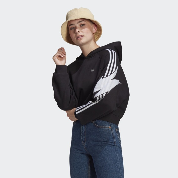 adidas Fakten Hoodie Black S Womens - ShopStyle Activewear