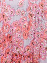 Thumbnail for your product : Giambattista Valli Poppy-Print Pleated Chiffon Skirt