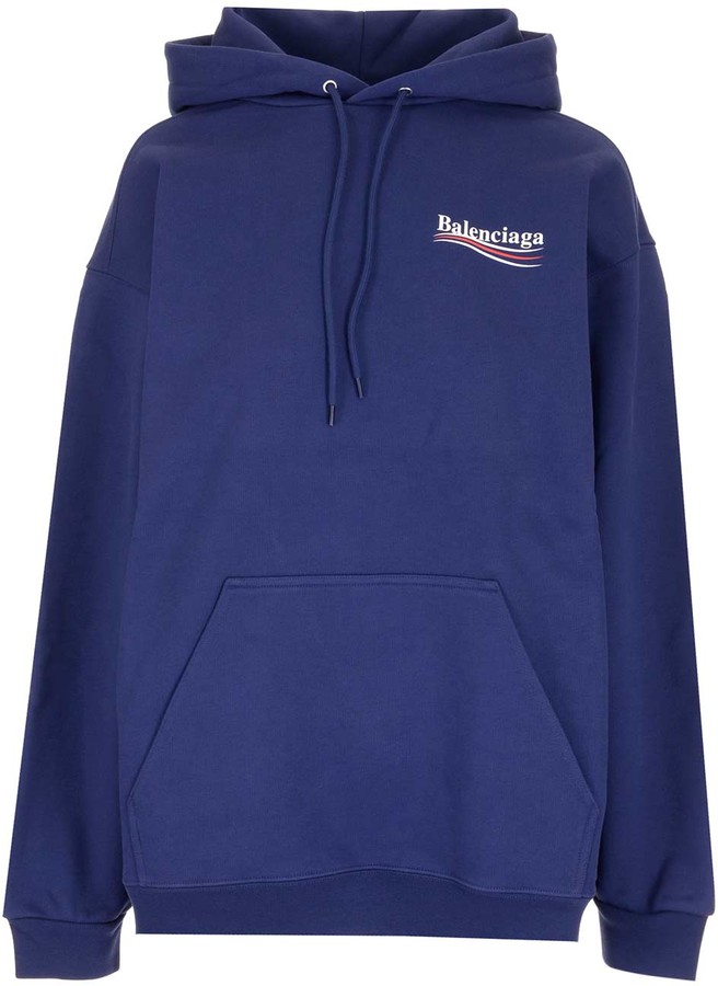 Balenciaga Blue Men's Sweatshirts | Shop the world's largest collection of  fashion | ShopStyle