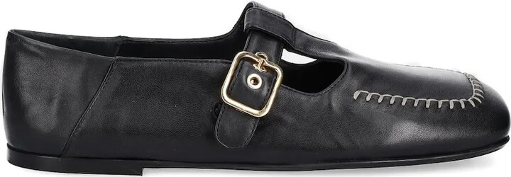 AGL Cercamic buckle-detail stitched shoes