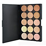 Pure Vie Professional 15 Colors Cream Concealer Camouflage Makeup Palette Contouring Kit #2 - Ideal for Pro and Daily Makeup