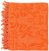 Thumbnail for your product : Surya Tristen TST-2005 Hand Woven 100% Viscose Orange Spice 50" x 70" Damask Throw