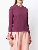 Thumbnail for your product : Roksanda Saba bell-sleeve blouse
