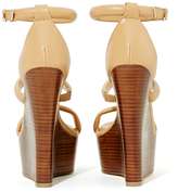 Thumbnail for your product : Nasty Gal Shoe Cult Tease Wedge - Nude