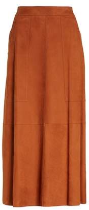 Lafayette 148 New York Rosella Leather Skirt