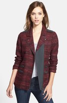 Thumbnail for your product : Lucky Brand Long Tweed Moto Jacket