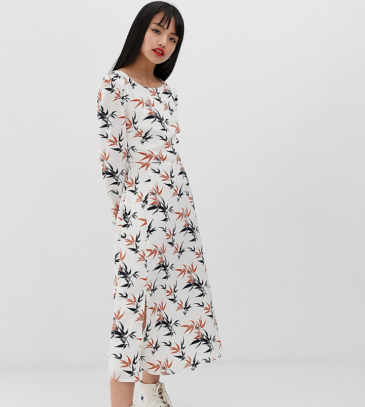 petite midi tea dress