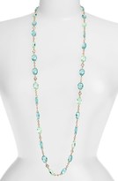 Thumbnail for your product : Anne Klein Long Stone Station Necklace
