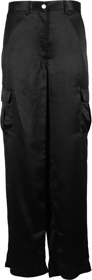 Theory High-Waist Straight Leg Cargo Pants