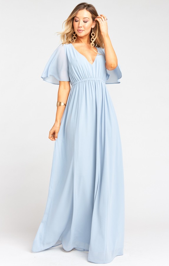 emily empire maxi dress