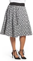 Thumbnail for your product : Melissa McCarthy Plus Size Women's Bird Print Full Skirt