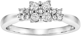 Cherish Always Diamond Engagement Ring in 10k White Gold (1/3 Carat T.W.)