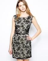 Thumbnail for your product : MANGO Sleeveless Lace Dress With Belt
