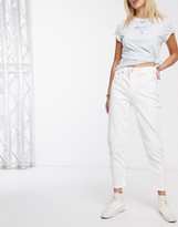 Thumbnail for your product : Levi's mom jean in white wash
