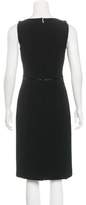 Thumbnail for your product : Dolce & Gabbana Satin-Trimmed Sheath Dress w/ Tags