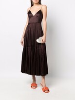 Thumbnail for your product : Alex Perry V-neck pleated dress