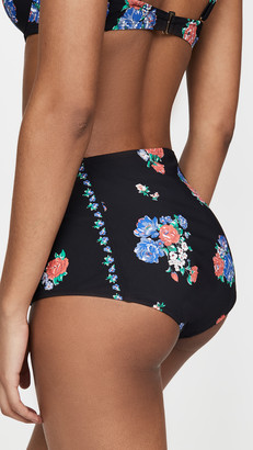 Tory Burch Printed High Waisted Bottoms