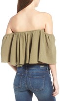 Thumbnail for your product : Moon River Women's Off The Shoulder Crop Top