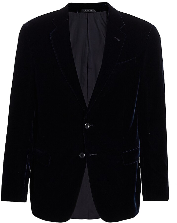armani velvet jacket