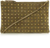 Thumbnail for your product : Topshop Studded Suede Clutch Bag